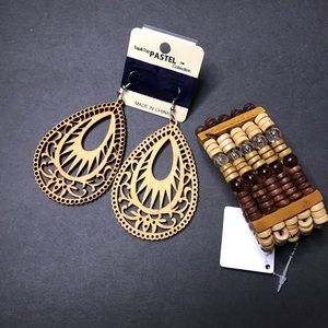 Wooden Jewelry Set